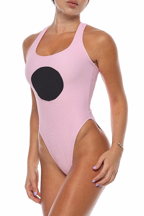 Lulu high leg monokini